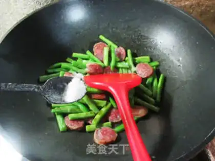 Make Weenie fried four season beans step 6
