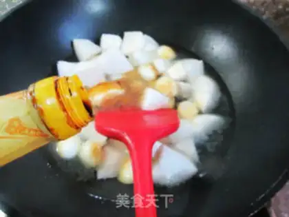 Make Tiger-skinned quail radish step 3