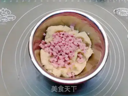Make Blue pepper ham and sausage potatoes step 4