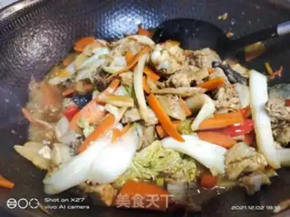 Make Carrot cabbage for fried chicken step 7