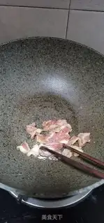 Make Slipping mushroom noodles step 2