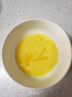 Make Corn egg porridge step 2