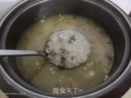 Make Dove congee step 9