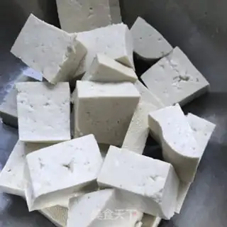 Make Spicy black fish tofu step 2