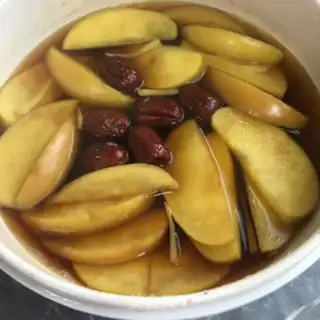 Make Red-tree apple ginger tea step 6
