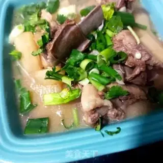 Make The radish lamb step 0