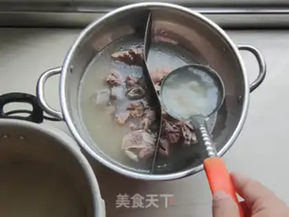 Make Seven hot pots step 3