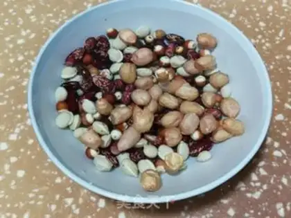 Make Black rice congee step 0