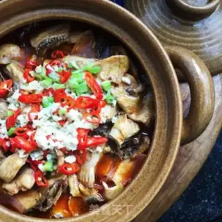 Make Spicy black fish tofu step 15