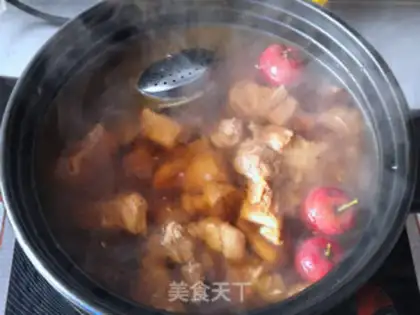 Make Red beef noodles step 7