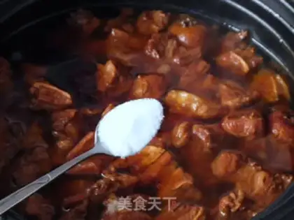 Make Red beef noodles step 9