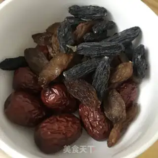 Make Four-coloured porridge step 1