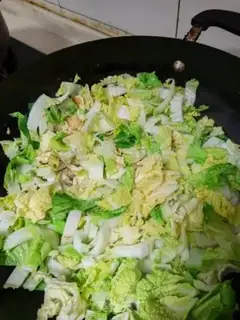 Make Eggs and vegetables step 3