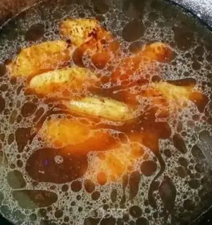 Make Chicken wings and potatoes step 8