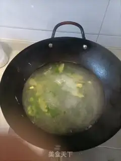 Make Celery egg noodles step 4