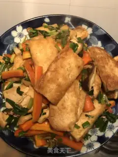 Make Frozen old tofu step 5