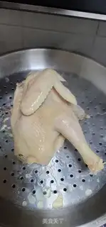 Make A steamed chicken step 7