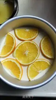 Make Orange mousse cake step 20