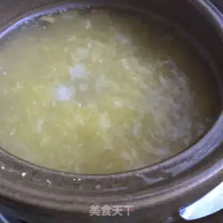 Make Spicy corn congee step 3