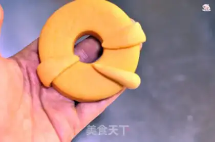 Make Tiger donut buns step 7