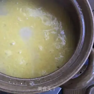 Make Spicy corn congee step 5