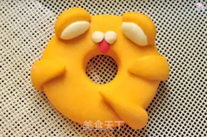 Make Tiger donut buns step 13
