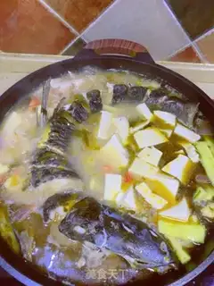 Make The gold soup and sour fish step 5