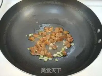 Make Pineapple rice step 2