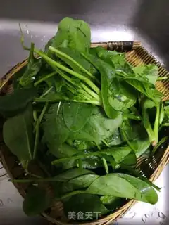 Make Scorch spinach step 0