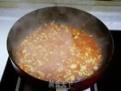 Make Chicken sauce corset pasta step 9