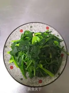 Make Scorch spinach step 2