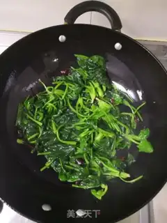 Make Scorch spinach step 4