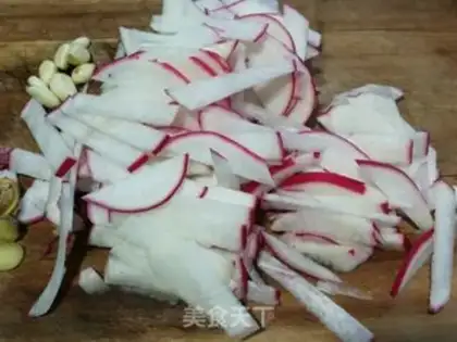 Make The radish step 1