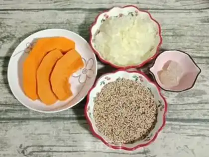 Make Quinoa silver ear pumpkin porridge step 0