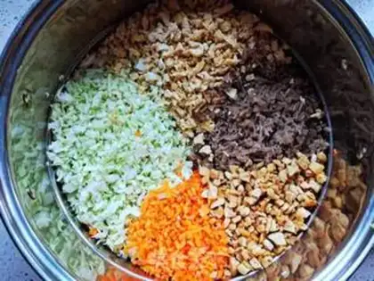 Make Home-to-home vase soup step 1