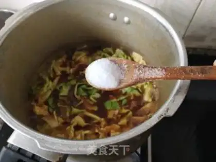 Make Korean sauerkraut knife step 8