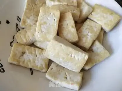 Make Korean chili tofu step 2