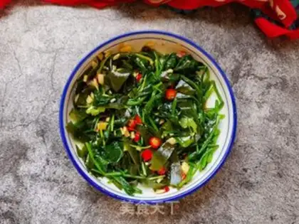 Make Little seaweed spinach step 7