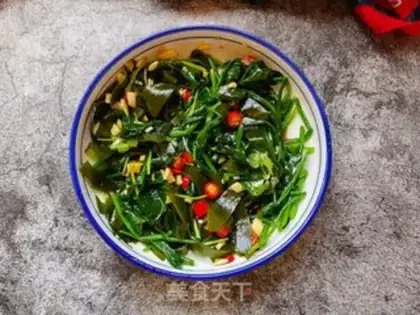 Make Little seaweed spinach step 8