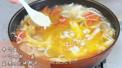 Make Three fresh soup step 2