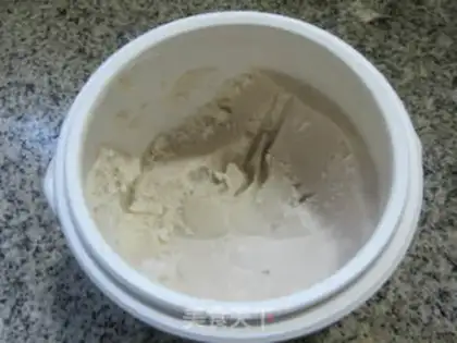 Make Egg dumpling spinach step 1
