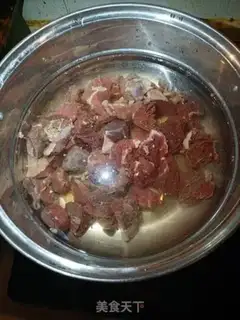 Make Red beef step 1