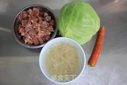Make Porridge pork and choreographers step 1