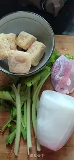 Make Meatloaf, tofu, white radish step 0