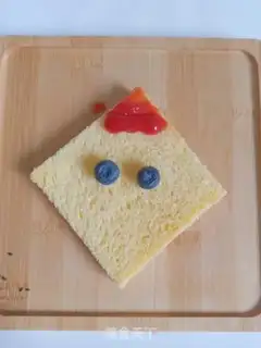 Make Santa toast step 1