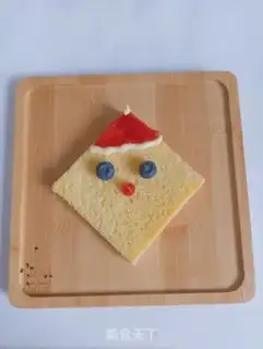 Make Santa toast step 2