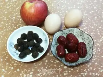 Make Cinnamon date apple boiled eggs step 0