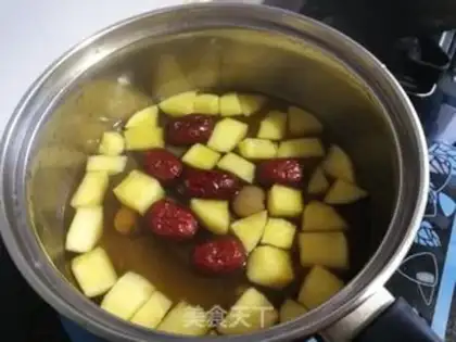 Make Cinnamon date apple boiled eggs step 2