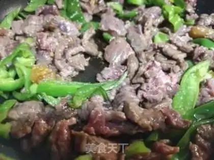 Make Pepper beef step 4