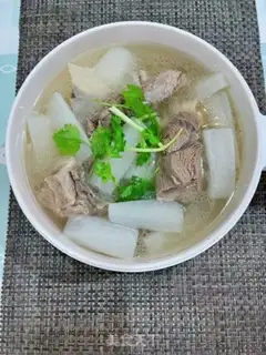 Make The radish lamb soup step 9
